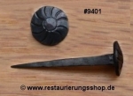6 Stück große geschmiedete Ziernägel Schmiedenagel # 9401 Kopfdurchmesser 25mm Stückpreis 1 Euro