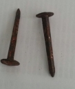 29 Stück geschmiedete Nägel Länge 35 mm #9002 Eisen rustikal antikfarbig rostig
